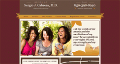 Desktop Screenshot of drcabreraobgyn.com